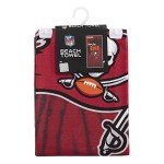 Northwest The Company NFL Tampa Bay Buccaneers Beach Towel, 30" x 60", Psychedelic