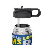 Rico Industries NFL Football Los Angeles Rams 22oz Stainless Steel Tumbler with Lid - Great For Coffee, Tea, Water or Cocktails