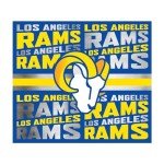 Rico Industries NFL Football Los Angeles Rams 22oz Stainless Steel Tumbler with Lid - Great For Coffee, Tea, Water or Cocktails