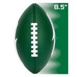 Franklin Sports NFL New York Jets Football - Kids Foam Football - Soft Junior Size 8.5" Ball with 3D Logos - Perfect for Gameday + Tailgates