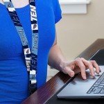 Rico Industries NFL Football Tennessee Titans 19" x 1" Premium Unisex-Adult Safety Breakaway Lanyard - Flash