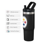 FOCO Pittsburgh Steelers NFL 30 oz Straw Tumbler