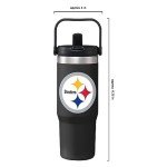 FOCO Pittsburgh Steelers NFL 30 oz Straw Tumbler