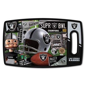 YouTheFan NFL Las Vegas Raiders Retro Series Cutting Board , Medium