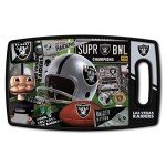YouTheFan NFL Las Vegas Raiders Retro Series Cutting Board , Medium