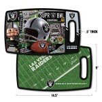 YouTheFan NFL Las Vegas Raiders Retro Series Cutting Board , Medium