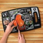 YouTheFan NFL Las Vegas Raiders Retro Series Cutting Board , Medium