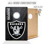YouTheFan NFL Las Vegas Raiders 2’ x 3’ Cornhole Game
