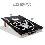 YouTheFan NFL Las Vegas Raiders 2’ x 3’ Cornhole Game