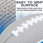 Franklin Sports NFL Los Angeles Chargers Football - Kids Foam Football - Soft Junior Size 8.5" Ball with 3D Logos - Perfect for Gameday + Tailgates