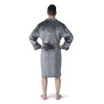 NORTHWEST NFL Washington Commanders Silk Touch Bath Robe, Large/X-Large, Rollout Charcoal