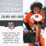 Franklin Sports NFL Cincinnati Bengals Autograph Football - Official Size White Panel Souvenir Football for Autographs + Signatures - NFL Team Fan Shop Memorabilia Football for Display