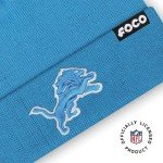 FOCO Men's Detroit Lions NFL Logo Basic Beanie Hat, Team Color