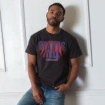 Junk Food Clothing x NFL - New York Giants - Team Spotlight - Unisex Adult Short Sleeve Fan T-Shirt for Men and Women - Size XX-Large