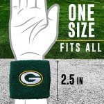 Franklin Sports NFL Embroidered Wristbands, Team Specific, OSFM