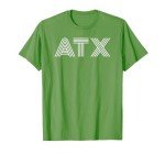 ATX / Austin TX Retro Design In White T-Shirt