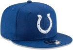 New Era NFL 9FIFTY Team Color Adjustable Snapback Hat Cap - One Size (US, Alpha, One Size, Indianapolis Colts - Blue)