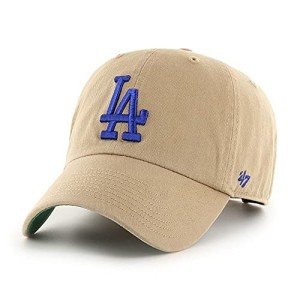 '47 Los Angeles Dodgers Ballpark Clean Up Dad Hat Baseball Cap - Khaki