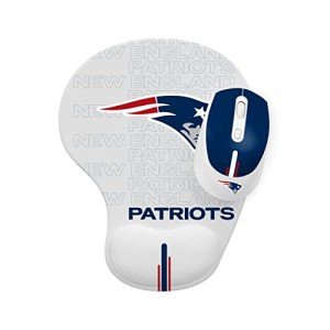 SOAR NFL Wireless Mouse and Mouse Pad, New England Patriots