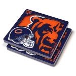 YouTheFan NFL Chicago Bears 3D Logo Series Coasters 4" x 4"