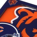 YouTheFan NFL Chicago Bears 3D Logo Series Coasters 4" x 4"