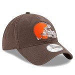 New Era NFL Core Classic 9TWENTY Adjustable Hat Cap One Size Fits All (Cleveland Browns)