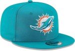New Era NFL 9FIFTY Snapback Team Color Adjustable Hat Cap - One Size (US, Alpha, One Size, Miami Dolphins - Aqua)