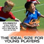 Franklin Sports NFL Cincinnati Bengals Football - Youth Football - Mini 8.5" Rubber Ball - Perfect for Kids - Team Logos and Colors