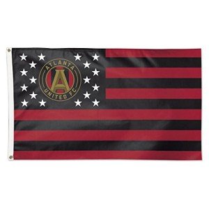 Wincraft Soccer Atlanta FC 15200115 Deluxe Flag, 3' x 5'