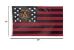 Wincraft Soccer Atlanta FC 15200115 Deluxe Flag, 3' x 5'