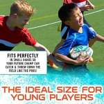 Franklin Sports NFL Miami Dolphins Football - Youth Mini Football - 8.5" Junior Size Ball - SPACELACE Easy Grip Texture- Perfect for Kids