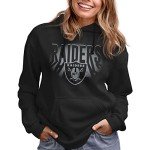 Junk Food Clothing x NFL - Las Vegas Raiders - Team Spotlight - Unisex Adult Pullover Fleece Hoodie for Men and Women - Size XX-Large