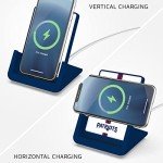 SOAR NFL Cell Phone Wireless Charging Stand V.4, New England Patriots