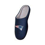 FOCO New England Patriots NFL Mens Memory Foam Slide - L