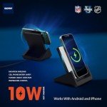 SOAR NFL Cell Phone Wireless Charging Stand V.4, New England Patriots