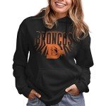 Junk Food Clothing x NFL - Denver Broncos - Team Spotlight - Unisex Adult Pullover Fleece Hoodie for Men and Women - Size X-Large