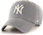 47 MLB Unisex-Adult Dark Grey Clean Up Adjustable Hat Cap One Size (US, Alpha, One Size, New York Yankees)