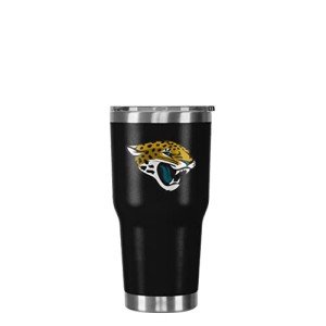 FOCO Jacksonville Jaguars NFL Team Logo 30 oz Tumbler - Black