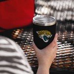 FOCO Jacksonville Jaguars NFL Team Logo 30 oz Tumbler - Black