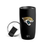 Simple Modern Officially Licensed NFL Jacksonville Jaguars 16oz Travel Coffee Tumbler with Flip Lid | Stainless Steel Cup | Football Gifts for Men, Women | Voyager Collection | Jacksonville Jaguars