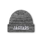 FOCO NFL Unisex-Adult Official Marled Cold Weather Cuffed Knit Beanie in Clear Ball Ornament (US, Alpha, One Size, Jacksonville Jaguars)