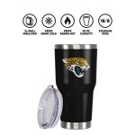 FOCO Jacksonville Jaguars NFL Team Logo 30 oz Tumbler - Black