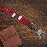 Rico Industries NFL Football Tampa Bay Buccaneers Wrist Lanyard Key Chain, Cute Wristlet Strap Keychain Holder for Women Men Car Keys ID Badges Card Wallet Phone Camera