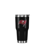 FOCO Tampa Bay Buccaneers NFL Team Logo 30 oz Tumbler - Black