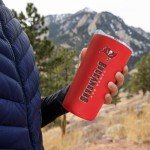 Rico Industries NFL Football Tampa Bay Buccaneers 18oz Soft Touch, Easy Grip Tumbler