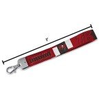 Rico Industries NFL Football Tampa Bay Buccaneers Wrist Lanyard Key Chain, Cute Wristlet Strap Keychain Holder for Women Men Car Keys ID Badges Card Wallet Phone Camera