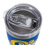 Rico Industries NFL Football Los Angeles Rams 20oz Stainless Steel Tumbler with Lid - Great For Coffee, Tea, Water or Cocktails