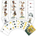 MasterPieces Family Games - Green Bay Packers All-Time Greats Playing Cards - Officially Licensed Playing Card Deck for Adults, Kids, and Family