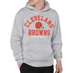 Junk Food Clothing x NFL - Cleveland Browns - Classic Team Logo - Unisex Adult Pullover Fleece Hoodie for Men and Women - Size X-Large