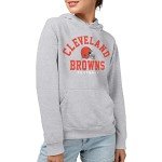 Junk Food Clothing x NFL - Cleveland Browns - Classic Team Logo - Unisex Adult Pullover Fleece Hoodie for Men and Women - Size X-Large